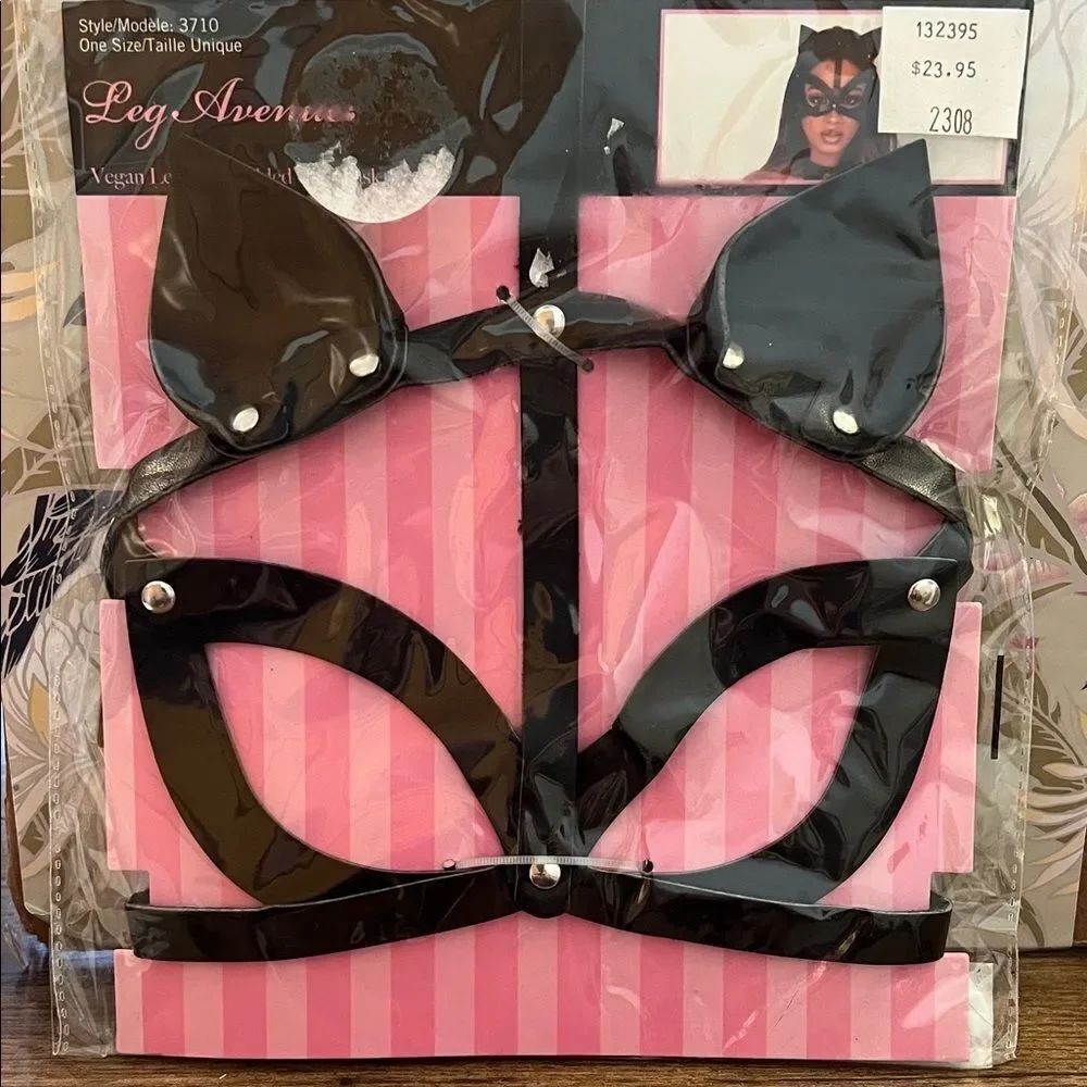 Leg Avenue Black Cat Mask